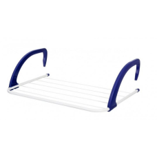 Сушарка для одягу на батарею 4068 см знімна Fold Clothes Shelf Синя