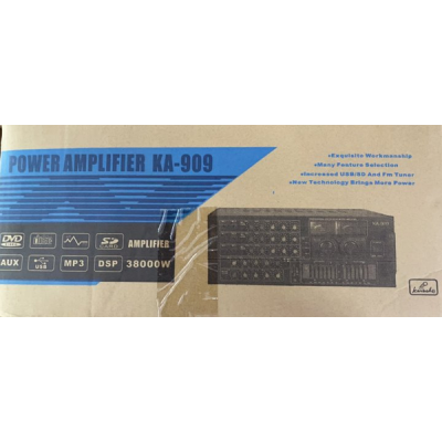 Підсилювач звуку з пультом ДК 8-канальний AMP UKC KA-909 3800W