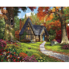 Картина за номерами Х 5035 "Хатина" 40*50 см
