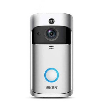 Відео домофон Eken V5 Wi-Fi Smart Doorbell Сірий