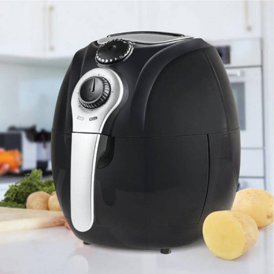 Повітряна фритюрниця аерогриль DOMOTEC MS-3220 1300 Вт 4.5 л Чорна
