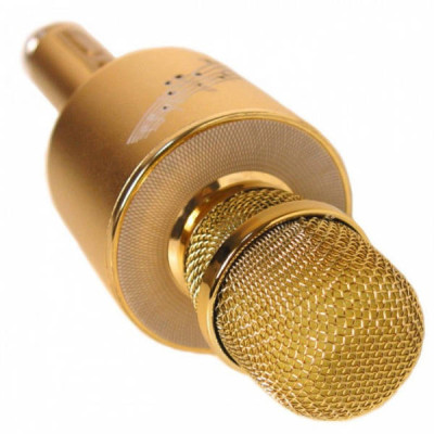 Караоке-мікрофон DM Karaoke YS 66 Bluetooth Золотий