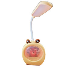LED нічник акумуляторний жовтий (всередині тигр)