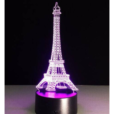 Світильник 3D Desk Lamp Ейфелева вежа