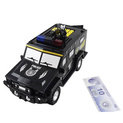 Машинка скарбничка з кодовим замком та відбитком CASH TRUCK DSM-6672 Чорна