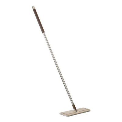 Комплект для прибирання відро та швабра з віджимом Scratch cleaning mop (Mop Bucker) Бежево-коричневе