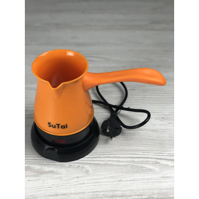 Кавоварка електрична турка SuTai 168 600W 0.5л Orange