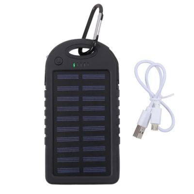 Power Bank Solar Charger 30000mAh Чорний