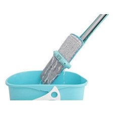Швабра ледащо з віджимом Spin Mop 360 Блакитна