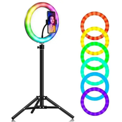 Світлодіодне селфі-кільце RGB LED MJ300 SOFT RING LIGHT
