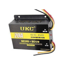 Перетворювач авто інвертор UKC DC/DC 24V-12V 20A 240Вт