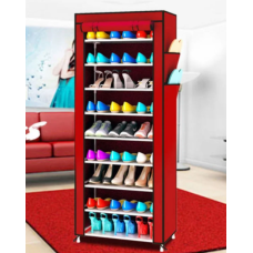 Стелаж для зберігання взуття Combination Shoe Frame 60X30X160 Червоний