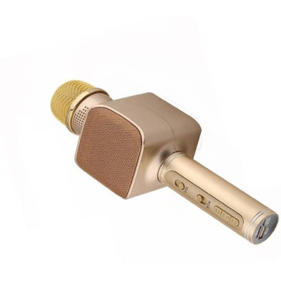 Бездротовий Bluetooth мікрофон для караоке YS-68 Золотий