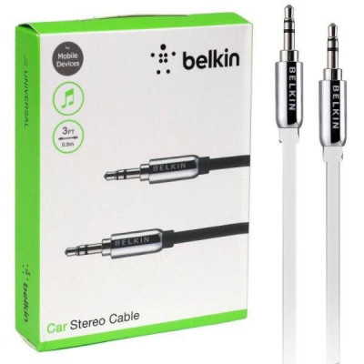 Кабель AUX Belkin 1.5 м Білий