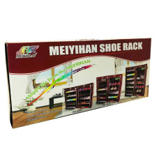 Тканинна подвійна шафа для взуття Shoe Cabinet 5 Layer 6510 Синій