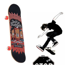 Скейтборд трюковий двосторонній 3108YS-1 (Канадський клен) Skate Buddies
