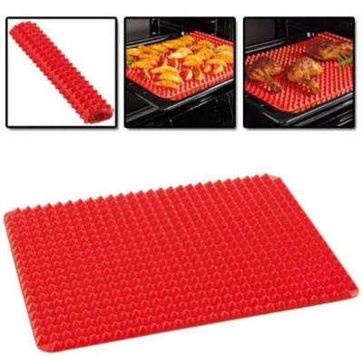 Силіконова форма для випікання PYRAMID PAN 40X25CM Червона