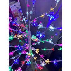 Нічник Дерево Сакури 160LED 1,5 м білий стовбур, Різнокольоровий