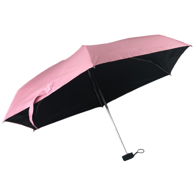 Кишеньковий міні-парасолька в чохлі Рожевий