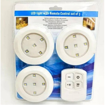 Світлодіодний сенсорний нічник з пультом LED light with Remote Control set