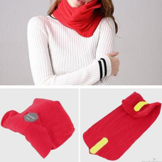 Дорожня подушка шарф для подорожей Travel Pillow Червона