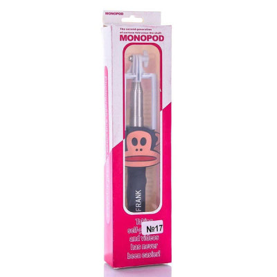 Селфі палиця Selfi Stick MN-17 Чорна-мавпа