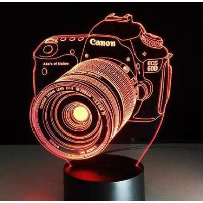 Світильник 3D Desk Lamp Фотоапарат