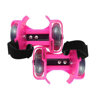 Роліки на п'яту Flashing Roller Flash roller (рожеве)