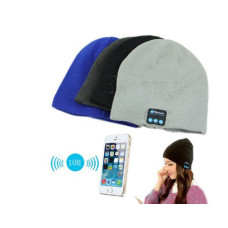 Портативна колонка Шапка з bluetooth навушниками SPS Hat BT True, Колір Чорний