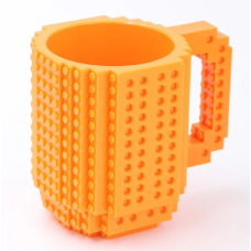 Кружка - конструктор LEGO 350 мл Помаранчева