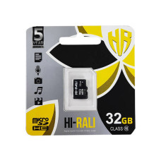 Карти пам'яті microSD HI-RALI 32GB без адаптера