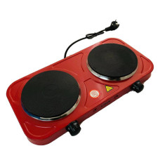 Електроплита на 2 конфорки Hot Plate A-PLUS Червона
