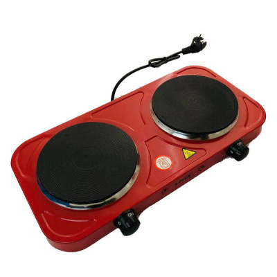 Електроплита на 2 конфорки Hot Plate A-PLUS Червона