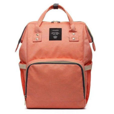 Сумка-рюкзак для мам Mom Bag Персикова