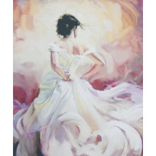 Картина за номерами E793 "Дівчина" 40*50 см