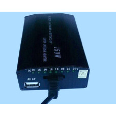 Автомобільний адаптер для заряджання ноутбука 150w з регулюванням напруги