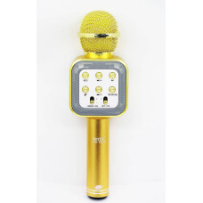 Караоке мікрофон bluetooth WS-1818 Gold + Чохол