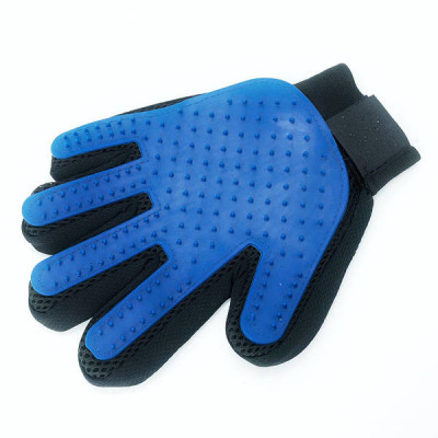 Рукавичка для вичісування вовни з домашніх тварин PET GLOVES True Touch
