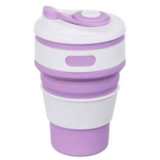 Силіконова склянка складана Silicon Magic Cup Фіолетовий