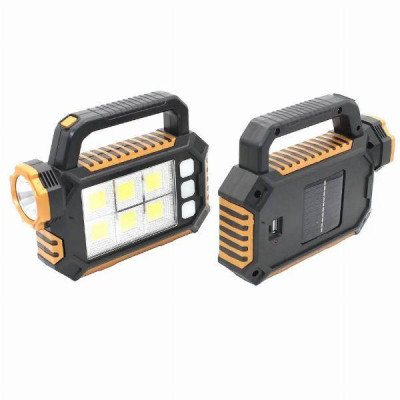 Світлодіодний ліхтар LED COB HS8029 з акумулятором та сонячною панеллю