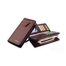Чоловічий гаманець-клатч Baellerry Italia brown (Waelleryy)