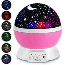 Нічник у формі кулі NEW Projection Lamp Star Master Рожевий