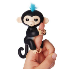 Інтерактивна мавпочка fingerlings happy monkey Чорний