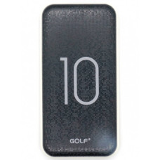 Портативна батарея GOLF Power Bank 10000 mAh G26 Чорна