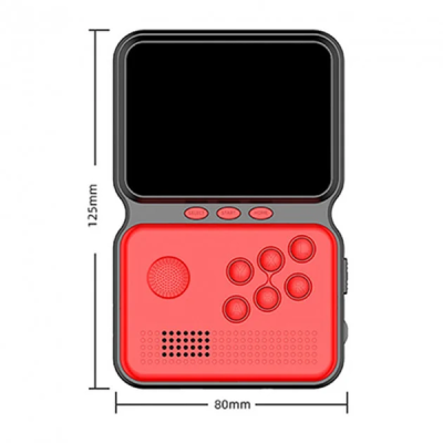 Портативна ігрова ретро консоль Game Box Power Sup M3 900 в 1 Червона