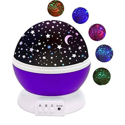 Нічник у формі кулі NEW Projection Lamp Star Master Фіолетовий