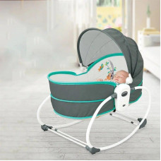 Дитяча люлька Rocker Bassinet 5 in 1 БЛАКИТНЯ