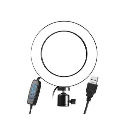 Кільцева LED лампа USB 16cm для селфі RING LIGHT