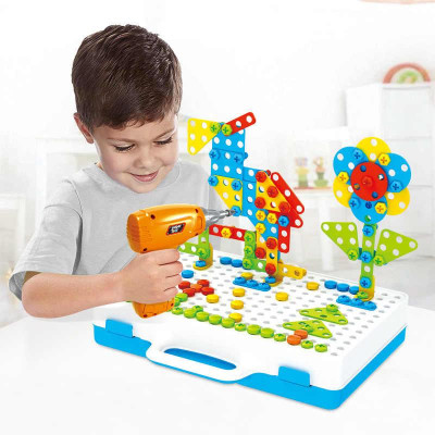 Мозаїка конструктор із шуруповертом Creative Puzzle 2D