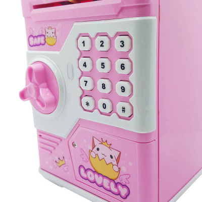 Дитяча скарбничка Сейф Password Safe рожева